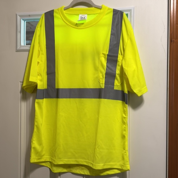 🌸5/$25🌸🆕2 Transportation Safety Apparel XL TShirts w/Waste Mngmt on back - Picture 3 of 10